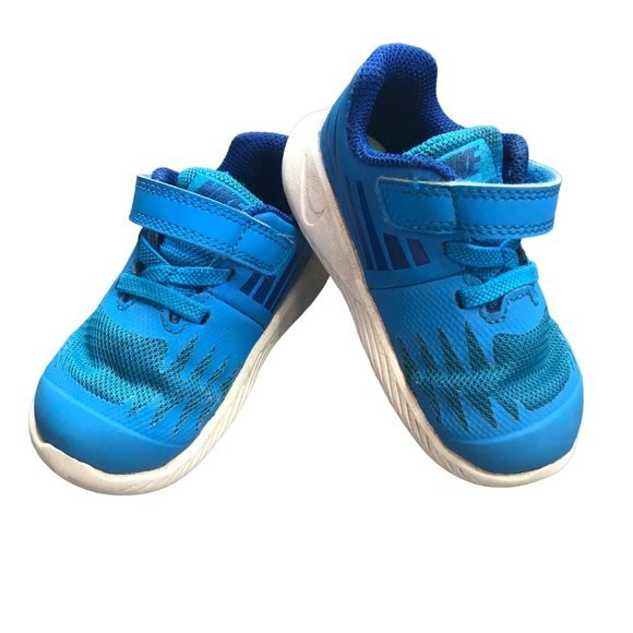 Nike Hook‎ and Loop Closure Shoes Casual Athletic Sneakers Unisex Baby Size 5 - Picture 1 of 9